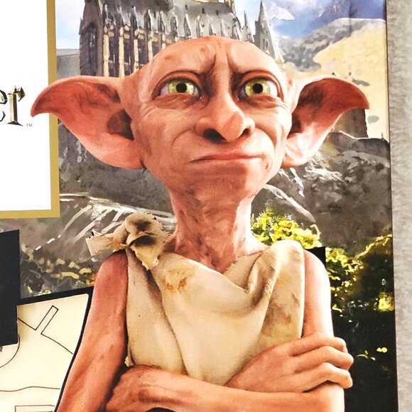 NEW! Harry Potter Book & 3D Wood Model Dobby Incredi Builds Collectible Wood Art - Picture 3 of 5